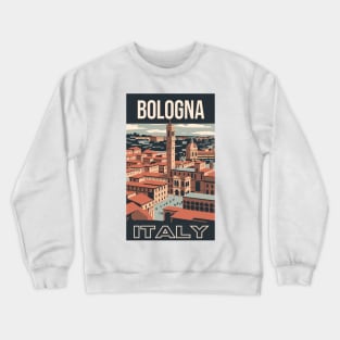 A Vintage Travel Art of Bologna - Italy Crewneck Sweatshirt